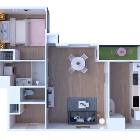 Appartamento Cocon Familial à 8min Avec Parking Serris